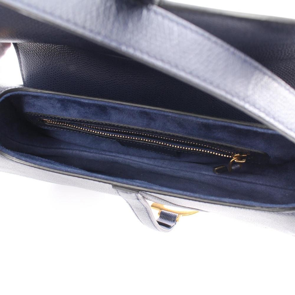 Dior Saddle Shoulder Bag Leather Navy - Picture 3 of 7